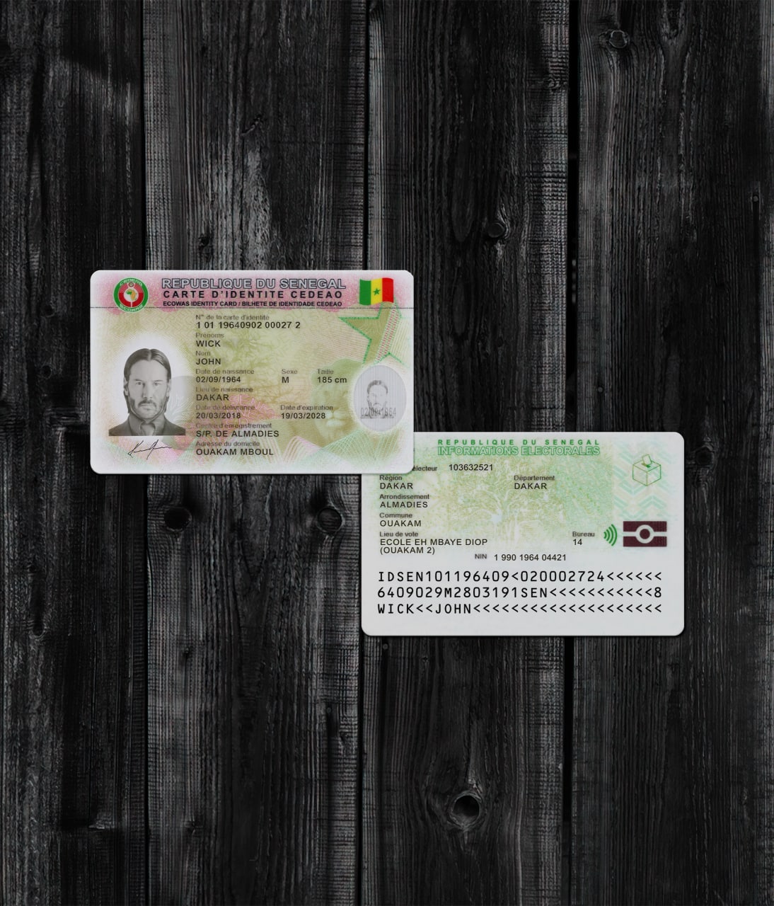Senegal ID Card 2019+-1